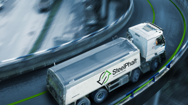 Steelphalt truck