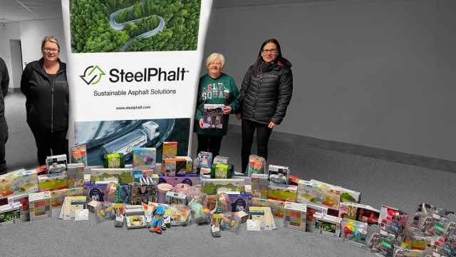 SteelPhalt_Employees_Donation_Drive