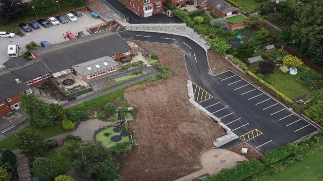 Rotherham Hospice aerial view