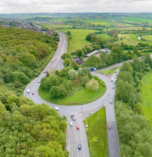 SteelPhalt_Rotherway_roundabout_asphalt